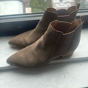 Marc Fisher Tan Suede Boot